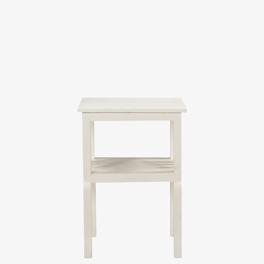 The Laurel Table in Linen White