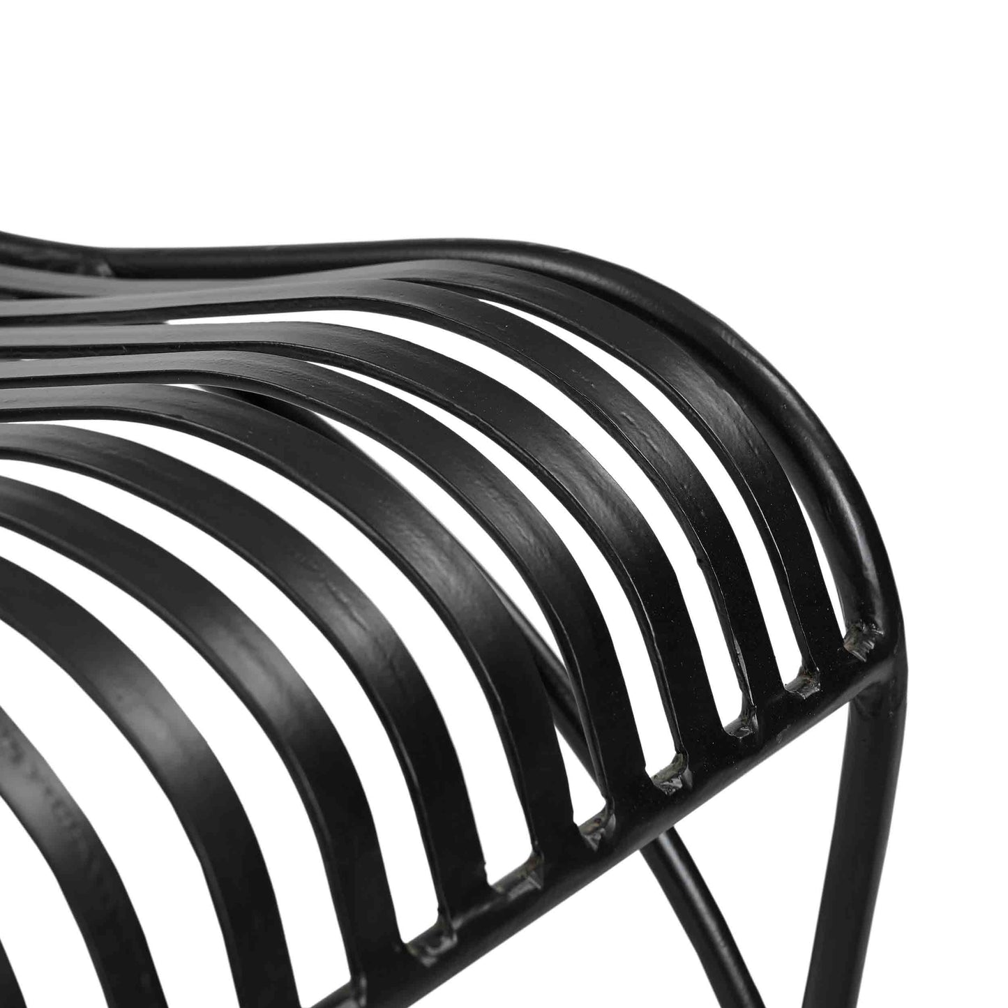 The Tyra Recycled Metal Chair in Black