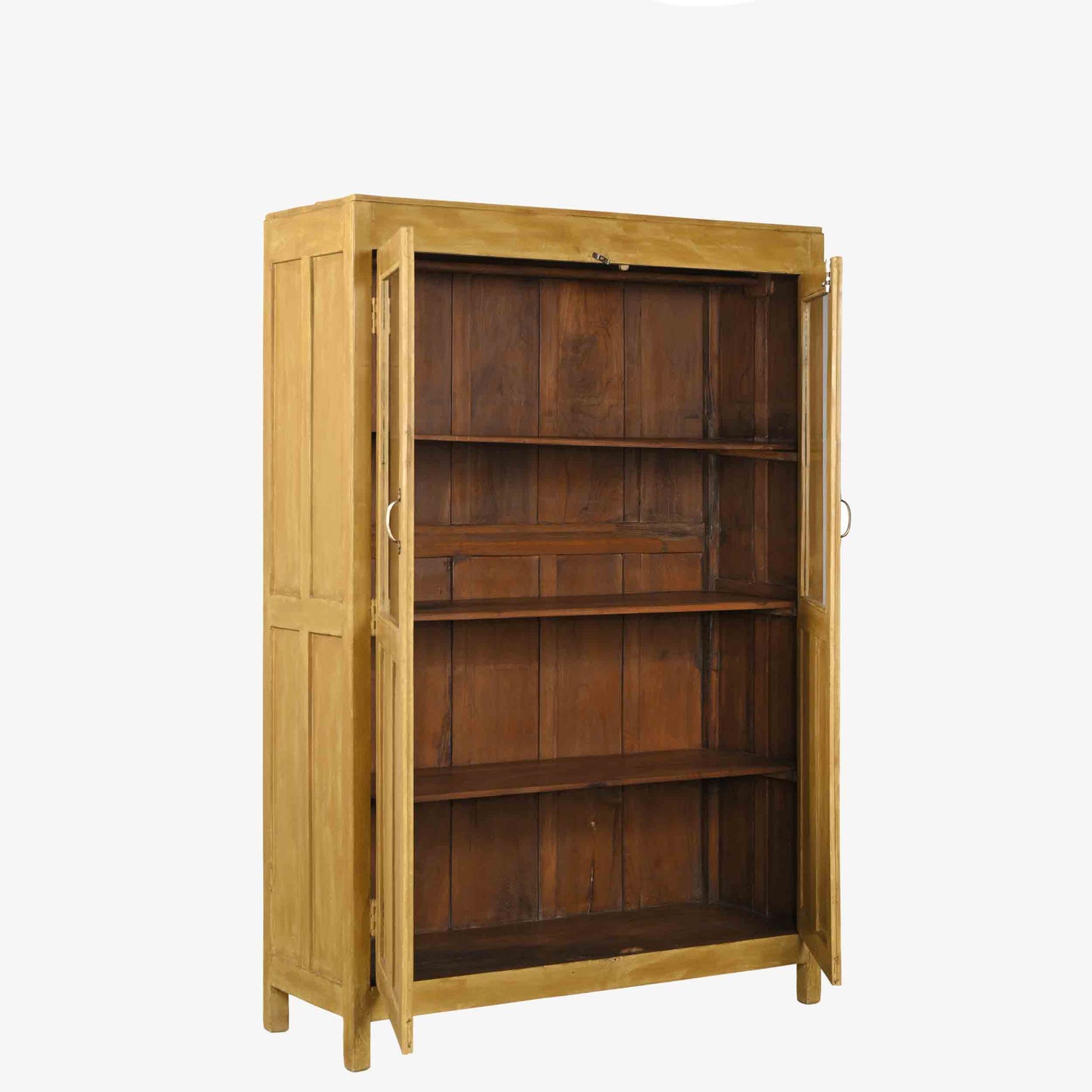 The Byrne Antique Display Dresser in Field of Wheat Yellow