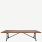 The Daley Antique Teak and Iron Dining Table