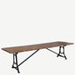 The Daley Antique Teak and Iron Dining Table