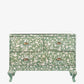 The Birdie Hand Painted Antique Chest of Drawers with Marble