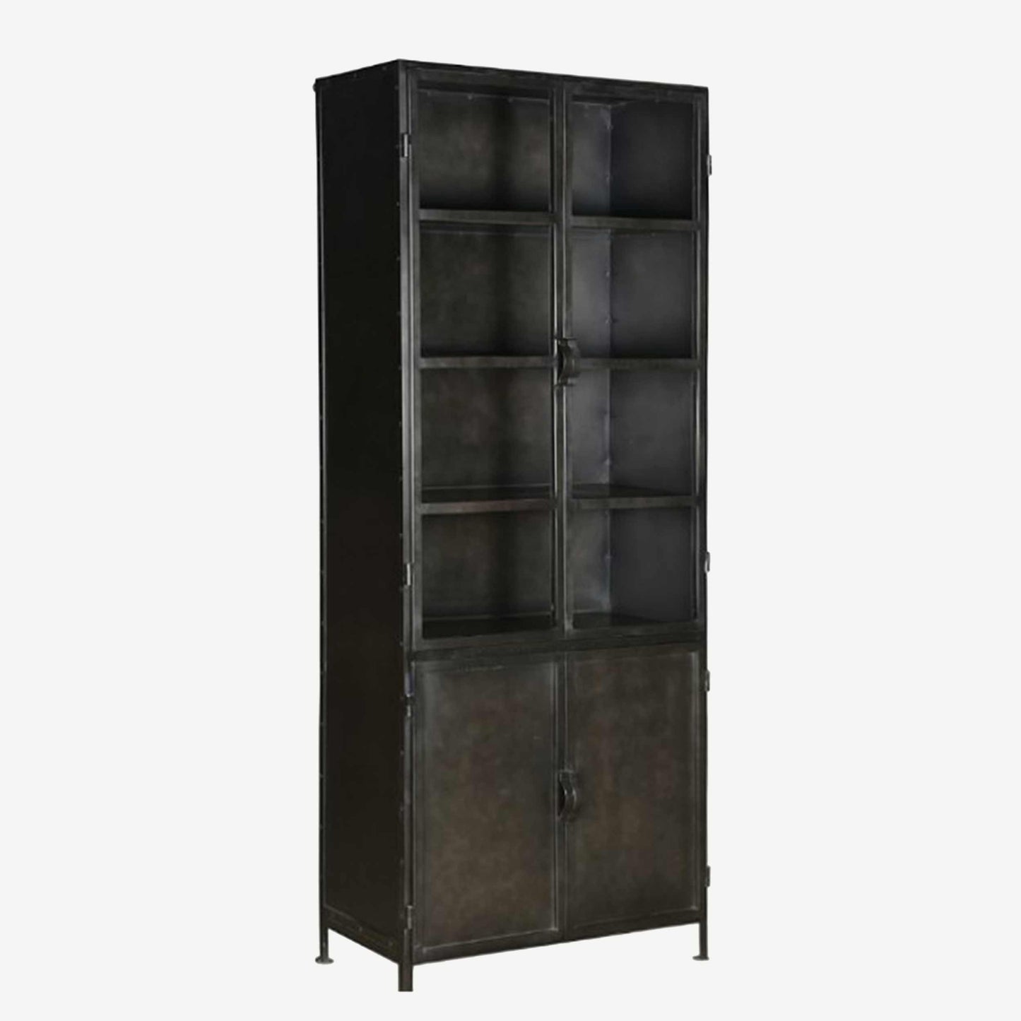 The Inis Tall Black Metal Dresser