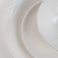 Organic Hand-thrown Porcelain Side Plate in Satin White