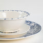 Blue Posy Hand-thrown Porcelain Dinner Plate