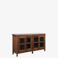 The Pearse Marble Display Sideboard with Sliding Doors