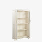 The Lyon Antique Display Dresser in Linen White