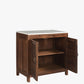 The Cullan Antique Marble and Teak Cabinet