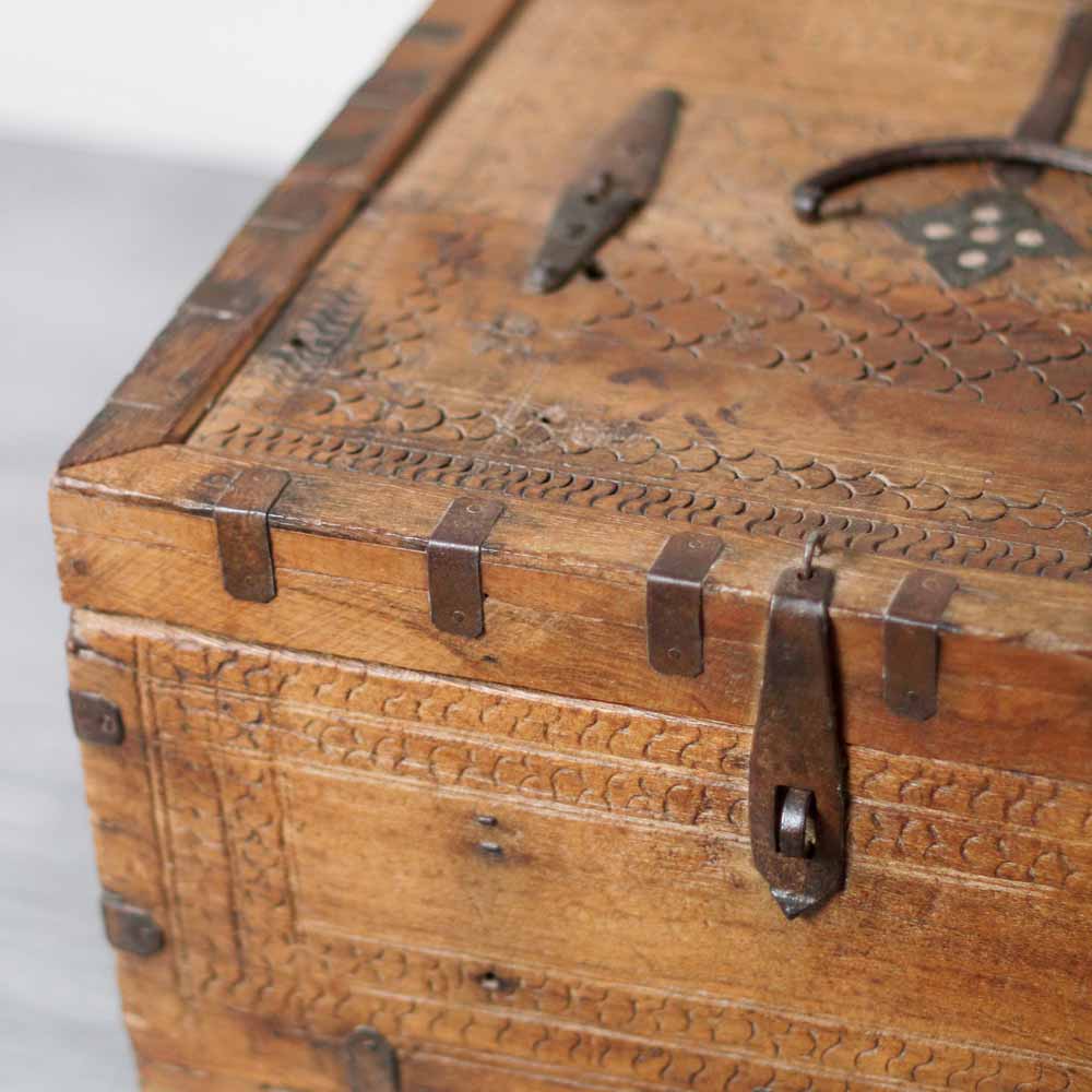 Antique Handmade Decorative Inlay Box