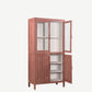 The Moyle Antique Display Dresser in Earthy Pink