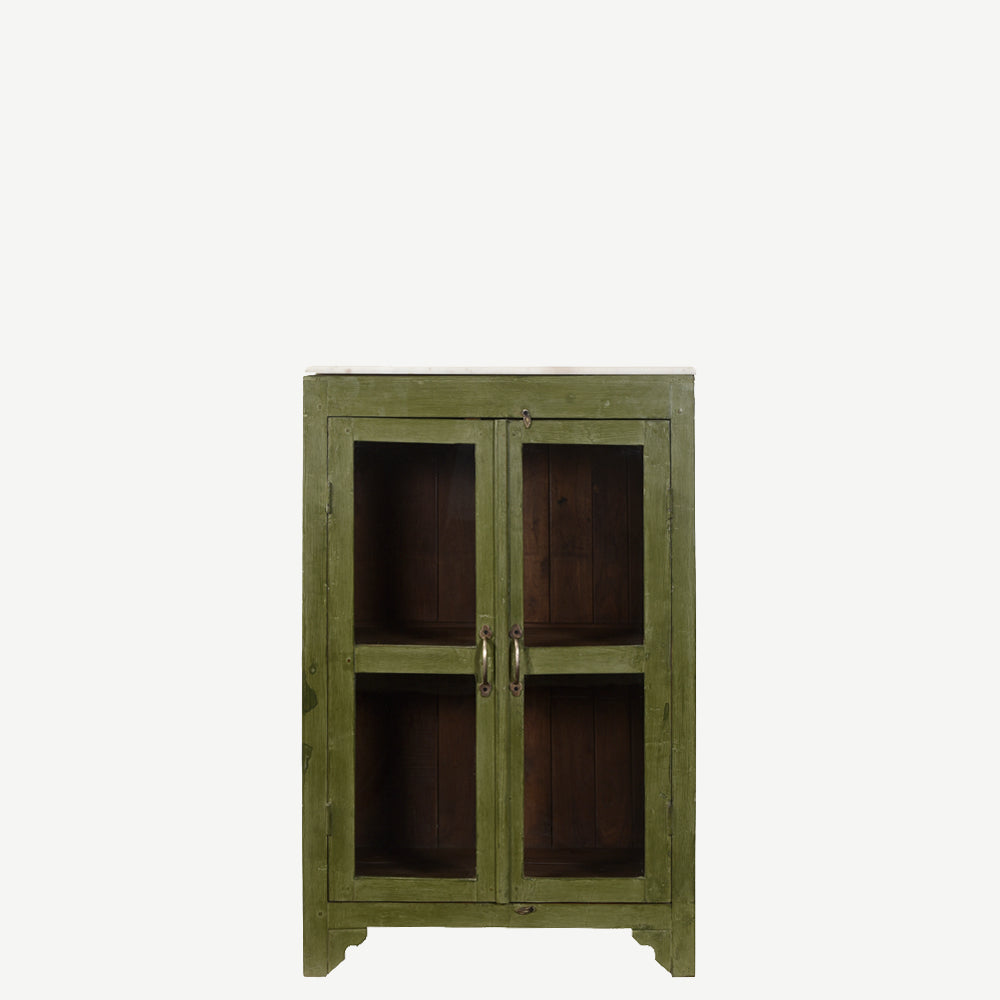 The Inagh Antique Mini Dresser in Fern Frond Green