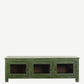 The Mira Low Display Sideboard in New Green