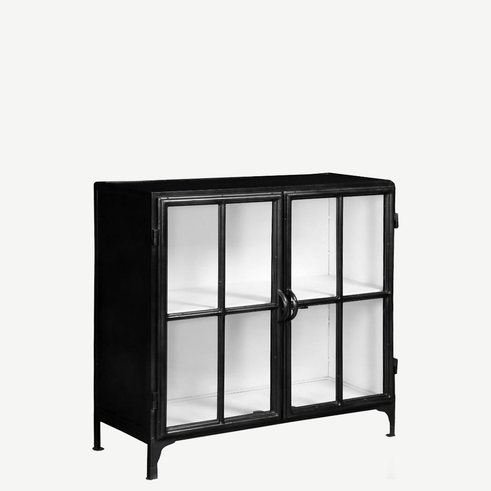 The Lina Black Metal Cabinet