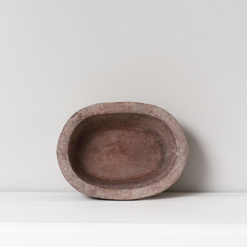 Vintage Hand Carved Stone Bowl No.2